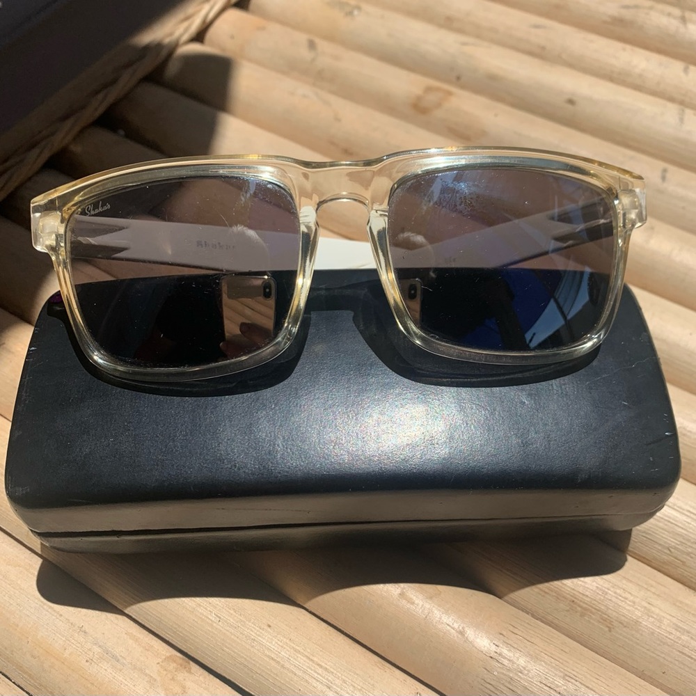Shakers Clear Mirrored Sunglasses